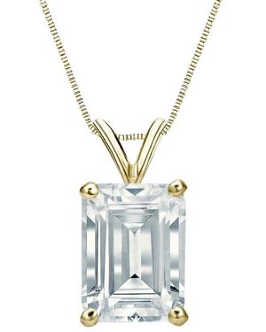 Sabrina Designs Lab Grown Diamonds 14K 2.50 Ct. Tw. Lab-Grown Diamond Solitaire Pendant - Blue