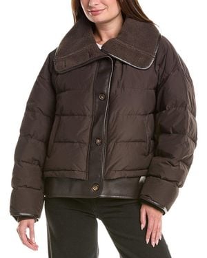 Rag & Bone Gloria Puffer Jacket - Brown