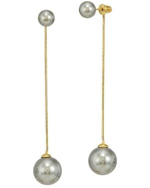 Savvy Cie 14K Plated 8-9Mm/13-14Mm Pearl Drop Earrings - White