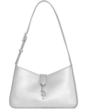 Rebecca Minkoff Megan Small Leather Shoulder Bag - White