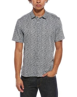John Varvatos Loren Slim Fit Sport Shirt - Grey