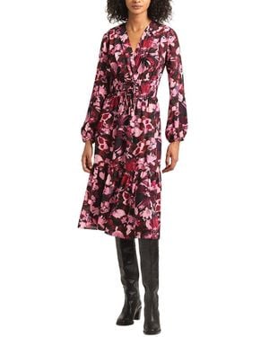 10 Crosby Derek Lam Elsa A-Line Dress - Red