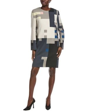 Akris Wool Midi Dress - Natural