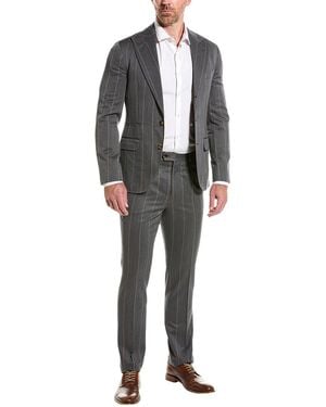 Brunello Cucinelli 2pc Wool-blend Suit - Gray