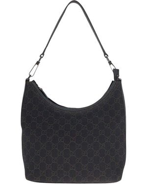 Gucci GG Hobo Shoulder Bag (authentic Pre-loved) - Black