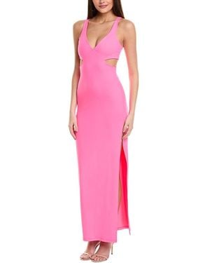 Susana Monaco Side Open Tank Maxi Dress - Pink
