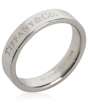 Tiffany & Co. T&co. Platinum Ring (authentic Pre-loved) - Metallic