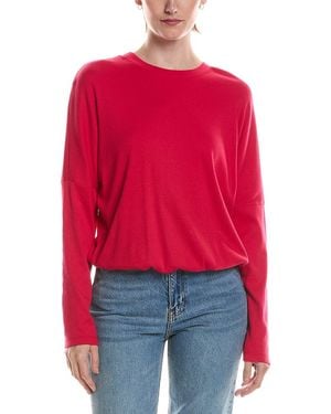 Michael Stars Kaley Crewneck T-shirt - Red
