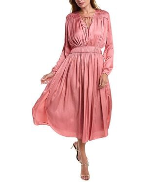 Tahari Shirred Maxi Dress