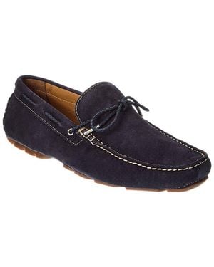 Donald J Pliner Dutton Suede Loafer - Blue