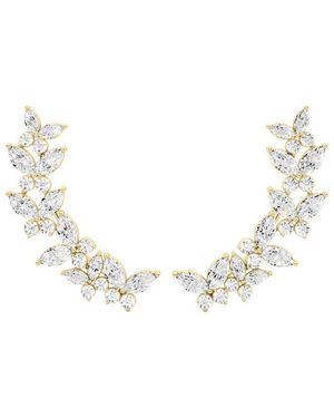 Sabrina Designs Lab Grown Diamonds 14K 3.75 Ct. Tw. Lab-Grown Diamond Butterfly Earring - Metallic