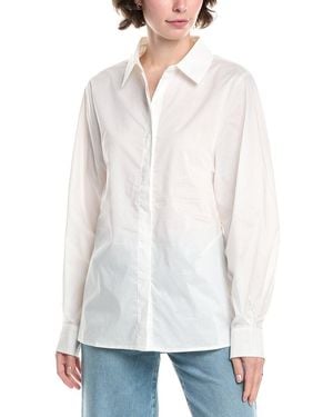 Endless Rose Elastic Shirt - White