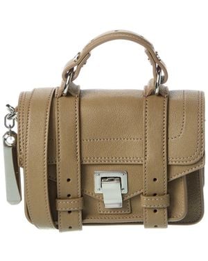 Proenza Schouler Ps1 Micro Leather Shoulder Bag - Metallic