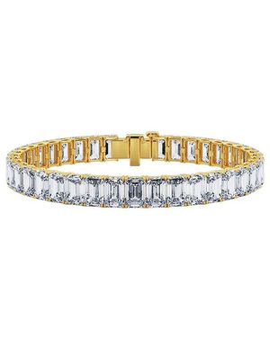 Lab Grown Diamonds 14K 33.50 Ct. Tw. Lab-Grown Diamond Tennis Bracelet - White
