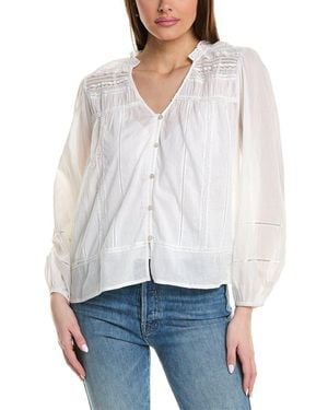 Velvet By Graham & Spencer Liam Blouse - White