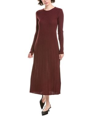 Weekend by Maxmara Eletta Knitted Wool-Blend Dress - Red
