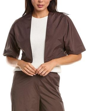 Natori Techno Poplin Bolero - Brown