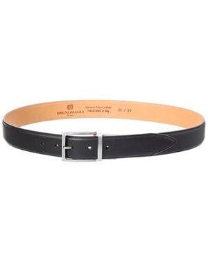 Bruno Magli Romeo Leather Belt - Black