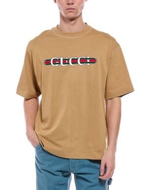 Gucci Heavy Knit T-shirt - Blue