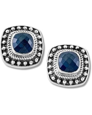 Samuel B. 2.10 Ct. Tw. Onyx Earrings - Blue