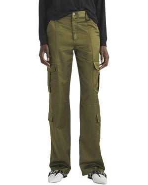 Rag & Bone Cailyn Japanese Satin Cargo Pant - Green