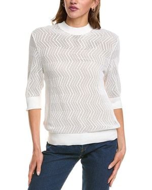 Proenza Schouler Agnes Knit Polo - White