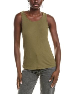 Officine Generale Officine Generale Tatiana Rib Garment-dyed Tank - Green