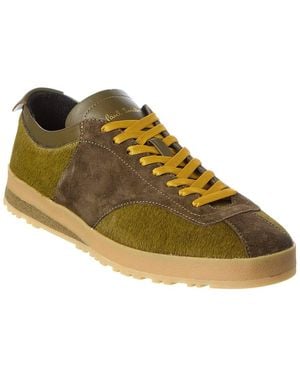 Paul Smith Zephyr Suede & Haircalf Sneaker - Yellow