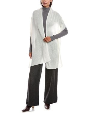 Phenix Featherweight Solid Cashmere Scarf - White