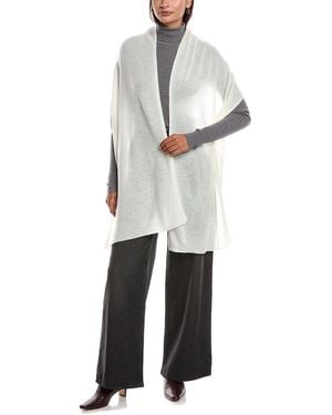 Phenix Featherweight Solid Cashmere Scarf - White