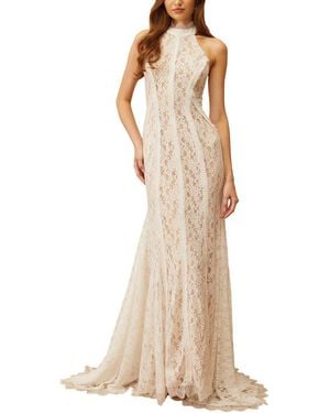 Alma King Solid Maxi Dress - Natural