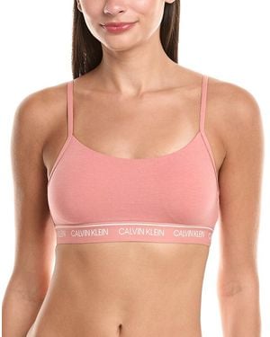 Calvin Klein Lightly Lined Bralette - Pink