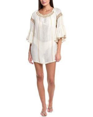 Surf Gypsy Off-Shoulder Mini Dress - White