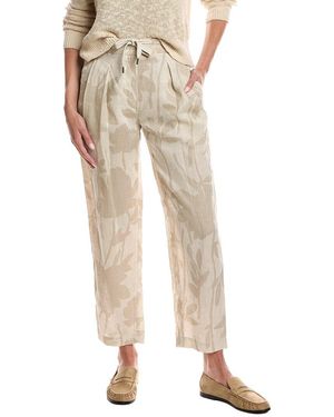 Brunello Cucinelli Linen Pant - Natural
