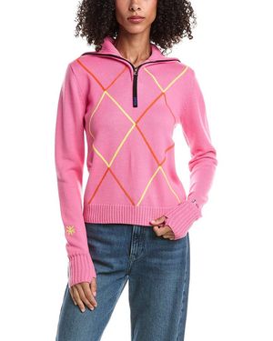 Rossignol Wool 1/2-zip Pullover - Pink