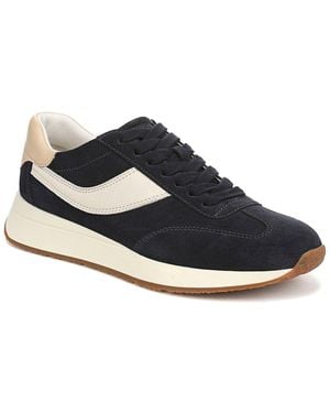 Vince Olla Runner Leather Sneaker - Blue