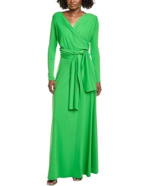 Issue New York Jersey Tie Gown - Green