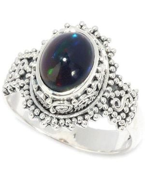 Samuel B. Opal Ring - White