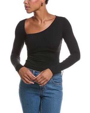 Susana Monaco Diagonal Top - Black