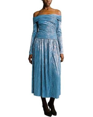 Sabina Musayev Sublime Midi Dress - Blue