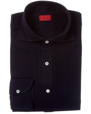 Isaia Jersey Sport Shirt - Blue