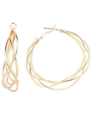 Saachi Wavy Hoops - Metallic