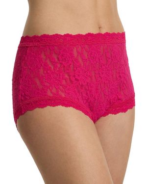 Hanky Panky High Rise Boyshort - Pink