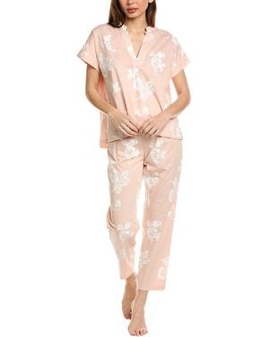 Natori 2Pc Shirt & Pant Set - Natural