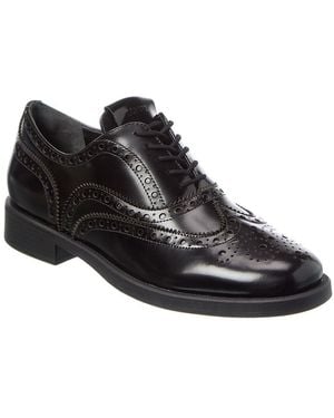 SCHUTZ SHOES David Leather Flat - Black