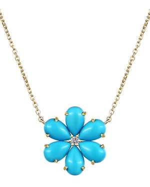 Kai Fine Jewelry 14K 2.02 Ct. Tw. Diamond & Necklace - Blue
