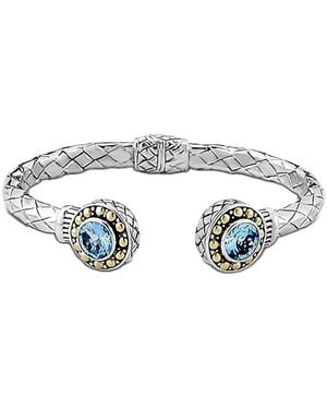 Samuel B. 18K 1.64 Ct. Tw. Topaz Bracelet - White