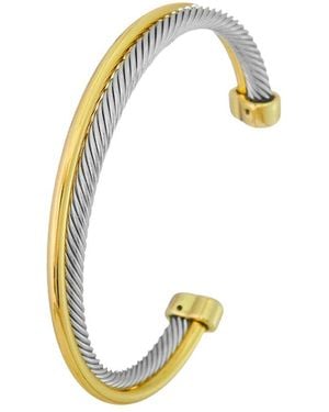 Stephen Oliver 18K Plated Bangle Bracelet - Metallic