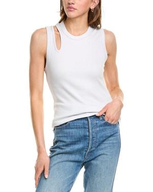 Grey State Top - Blue