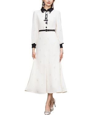 Amanda Royal Midi Dress - White